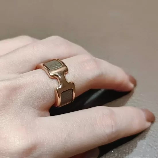 Hermes, Olympe, stainless steel, finger, ring